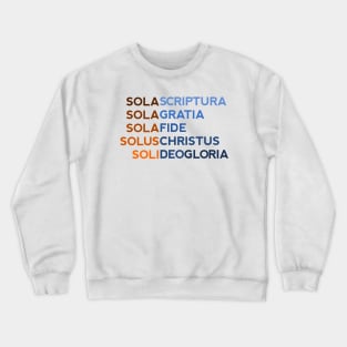 Five Solas of the Reformation Crewneck Sweatshirt